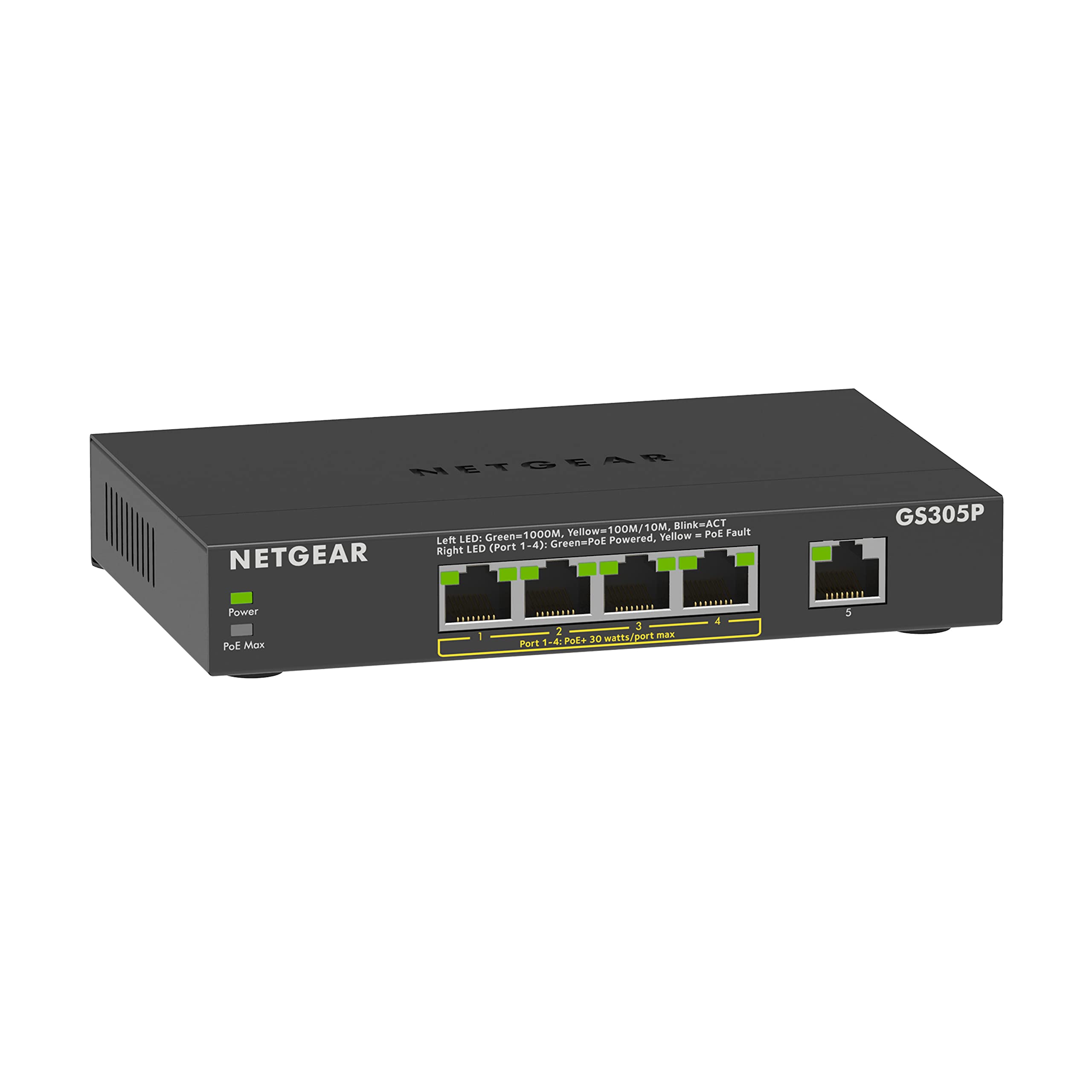 Switch Netgear Gs305P-200Pes 10 Gbps