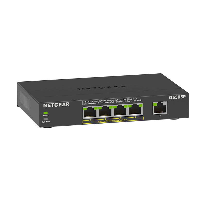 Switch Netgear Gs305P-200Pes 10 Gbps