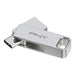 PNY 256GB DUO LINK USB 3.2 Type-C Dual Flash Drive for Android Devices and Computers - External Mobile Storage for Photos, Videos, and More - 200MB/s