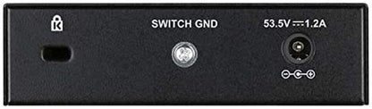 D-Link DES-1005P Fast Ethernet Switch (5-Port Layer2, 10/100 Mbit/s, PoE, einfache Plug & Play-Installation, automatische MDI/MDIX-Erkennung, lüfterlos) schwarz