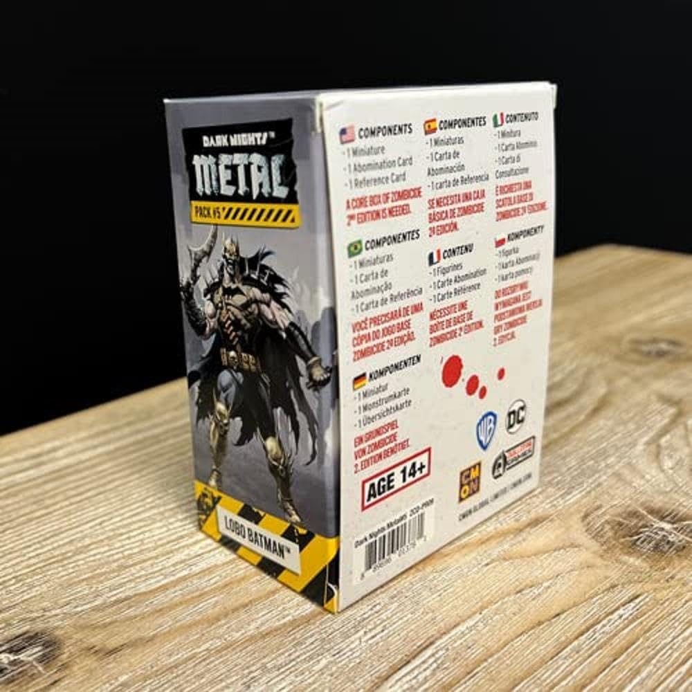 CMON - Zombicide - Dark Nights Metal Pack #5 - Juego de Miniaturas en Multilenguaje (Incluye Español