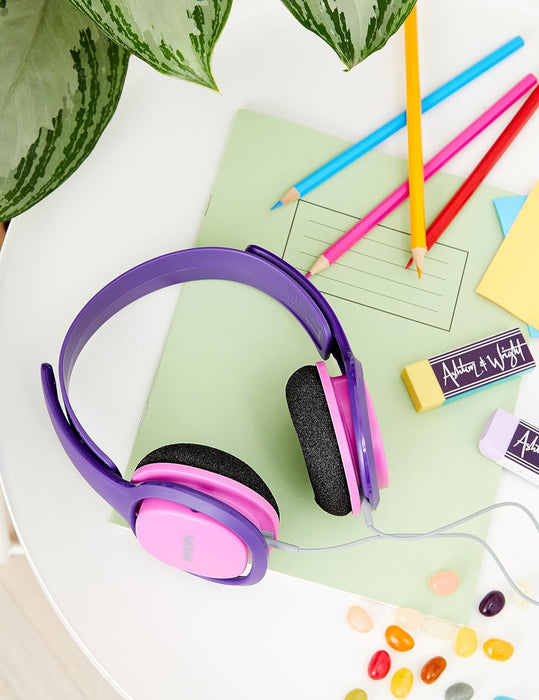 PHILIPS SHK2000 Over Ear Kids Headphones, 85dB Volume Limit, Noise Isolating, Soft Ear Pads, Ergonomic Headband (Pink