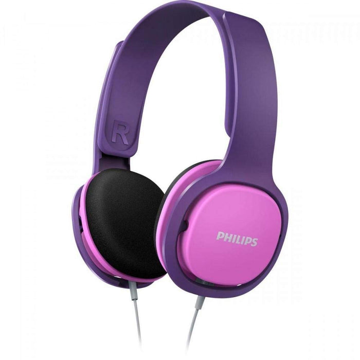 PHILIPS SHK2000 Over Ear Kids Headphones, 85dB Volume Limit, Noise Isolating, Soft Ear Pads, Ergonomic Headband (Pink