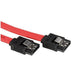 Nilox SATA - SATA, 0,5 m Cavo SATA 0,5 m SATA 7-Pin Nero, Rosso - Cavo SATA (0,5 m, 0,5 m, SATA III, SATA 7-Pin, SATA 7-Pin, Male Connector/Male Connector, Nero, Rosso