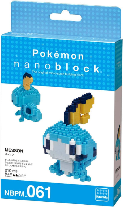 nanoblock KAWADA Sobble , Pokémon Series Building Kit, Multicolored, 210, (NBPM-061)
