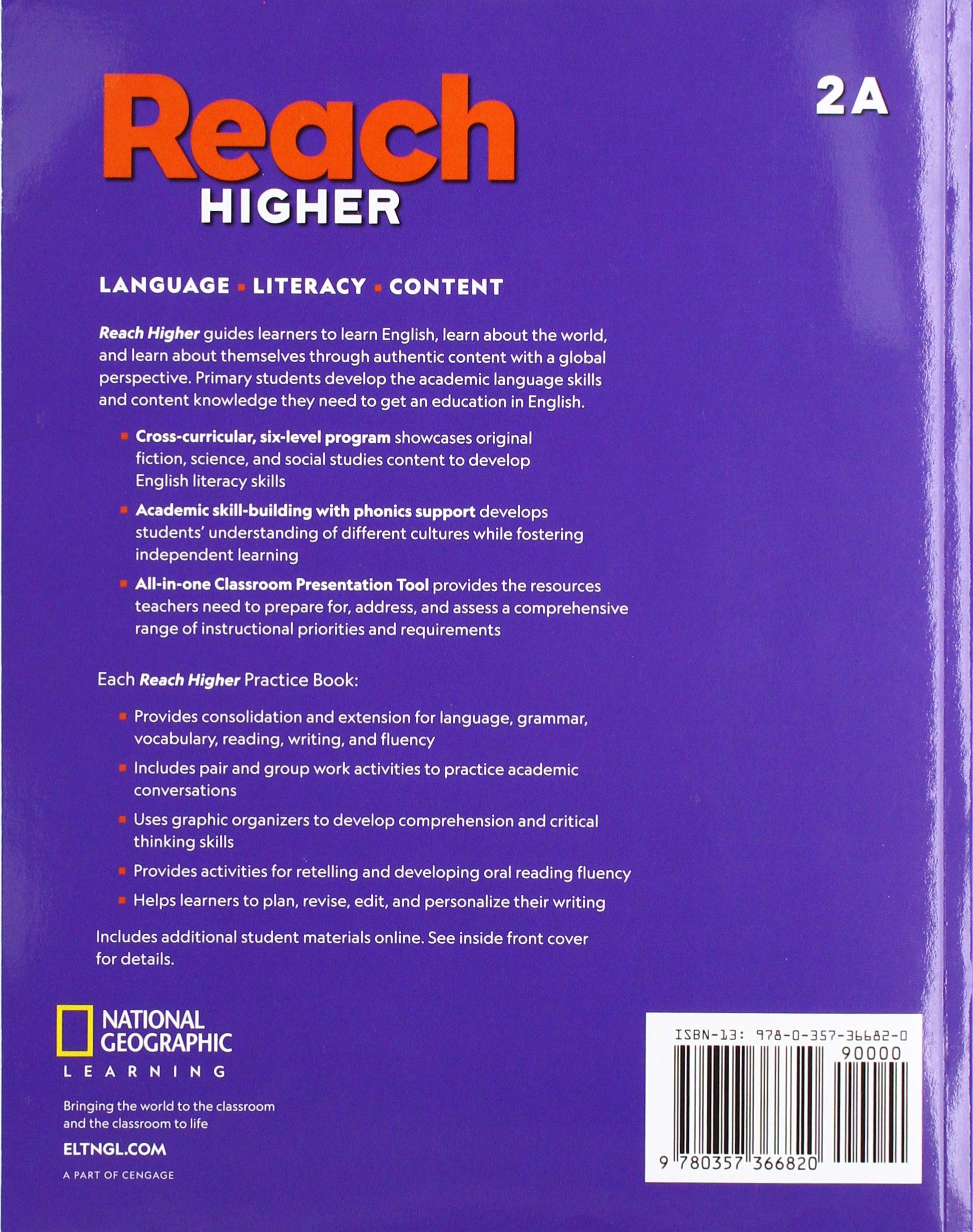 Reach Higher 2A: Practice Book