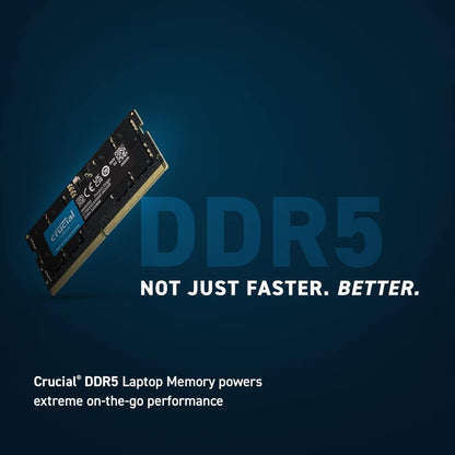 Crucial RAM 32GB Kit (2x16GB) DDR5 5600MHz (or 5200MHz or 4800MHz) Laptop Memory CT2K16G56C46S5
