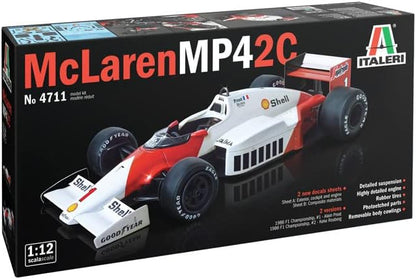 Italeri 4711 Mc Laren MP4/2C Prost-Rosberg, 1:12 Scale, Plastic Kit, Model Making