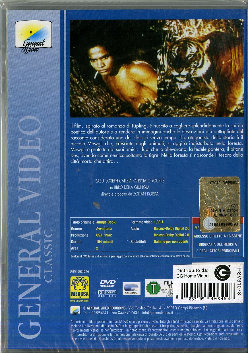 Il Libro Della Giungla (1942)