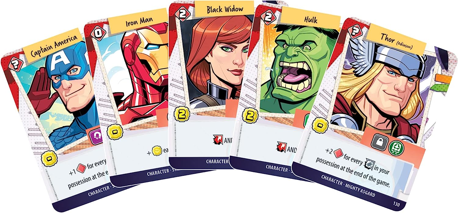 WizKids Marvel: Juego de cartas de control de da os, a partir de 12 a os, 2 a 4 jugadores, 30 minutos