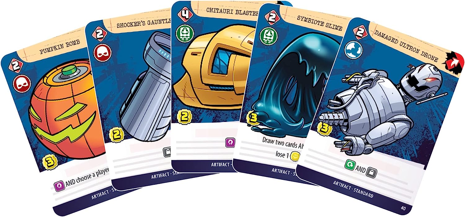 WizKids Marvel: Juego de cartas de control de da os, a partir de 12 a os, 2 a 4 jugadores, 30 minutos