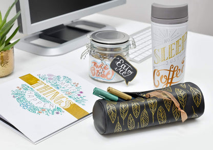 Faber-Castell - Confezione di pennarelli metallizzati, colore: Oro