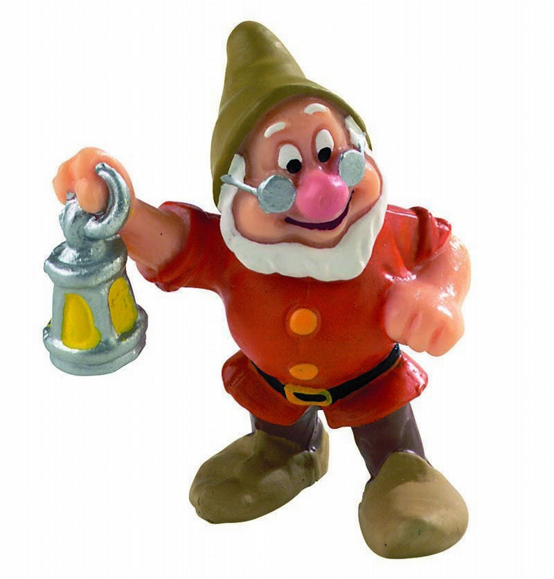 Bullyland Princess 12476-Figura di gioco, Walt Disney Biancaneve, capo nano, circa 5,5 cm di altezza, figura dipinta a mano, senza PVC, per bambini per giocare con la fantasia, Colore Variegato, 12476