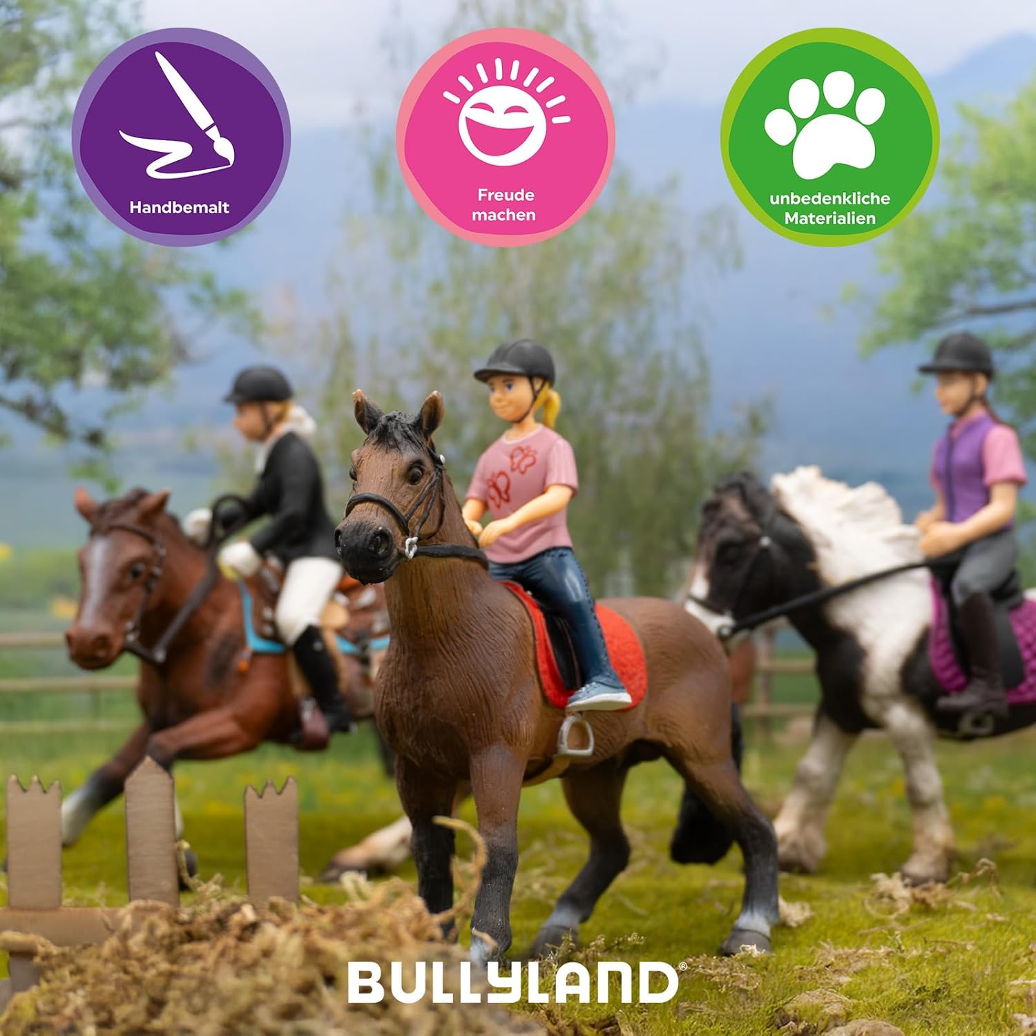 Bullyland "Hanoverian Stallion" Figure (Multi-Color