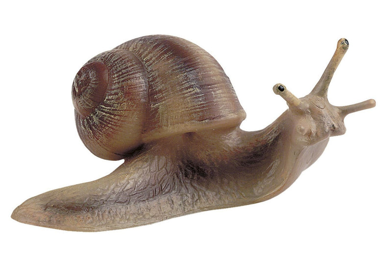Bullyland 64375-Figura, lumaca, alta circa 4,5 cm, figura dipinta a mano, senza PVC, per bambini per il gioco di fantasia, Colore Marrone, 64375