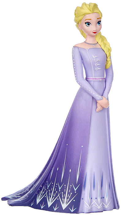 Bullyland Walt Disney, Frozen 2, Elsa with Purple Dress, Toy Figure with Details Hand Painted Made from PVC Material, Approx. 10 cm, from 3 Years, Ideal for Imaginative Play 13510