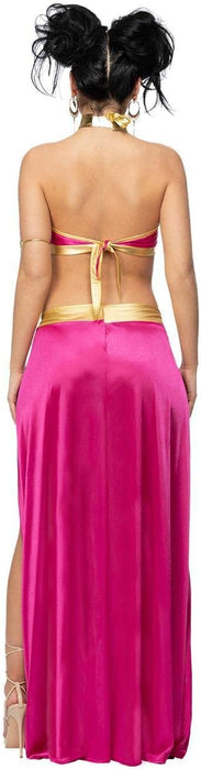 Smiffys Fever Slave Princess Costume Bralette, Skirt, Choker & Arm Wrap, Fever Fancy Dress, Fever Dress Up Costumes