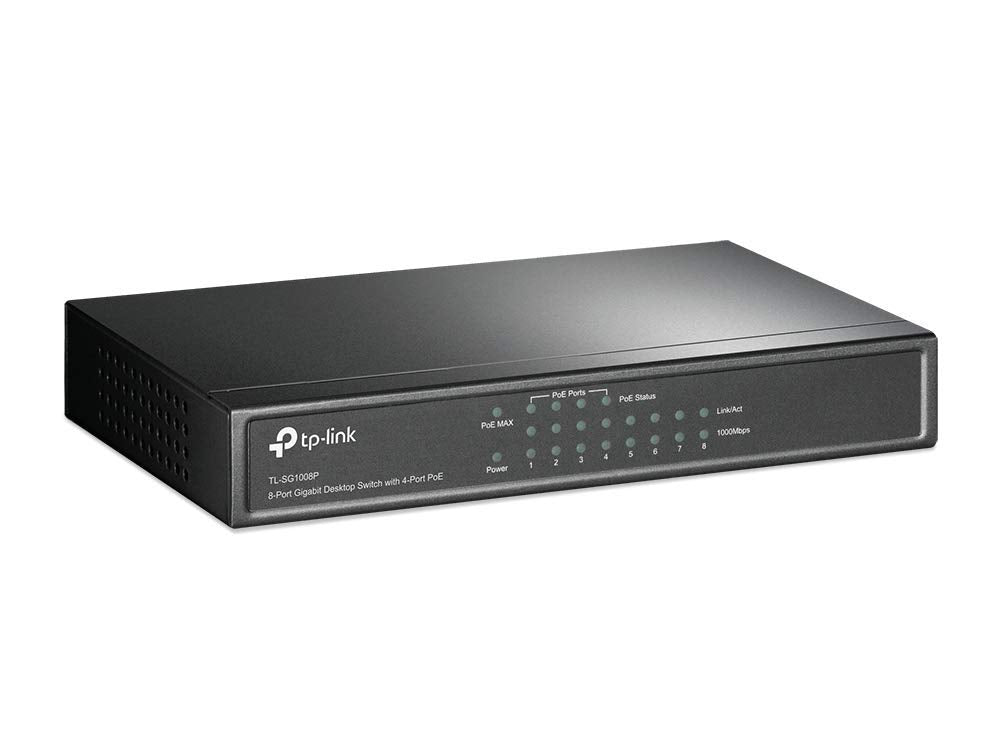 TP-LINK TL-SG1008P - Switch - unmanaged - 4 x 10/100/1000 (PoE