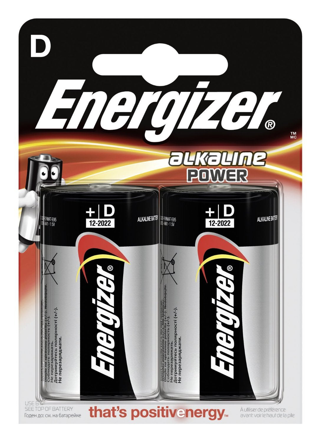 Energizer Batterie Alkaline Power -D LR20 Mono