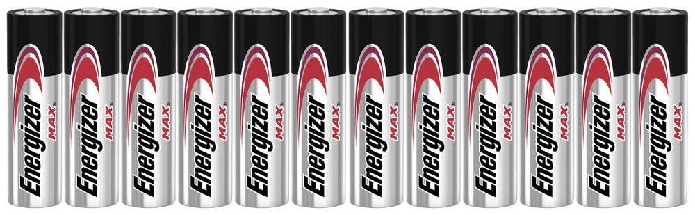 Energizer Max AA Alkaline Batteries (Pack 12) - E300836200
