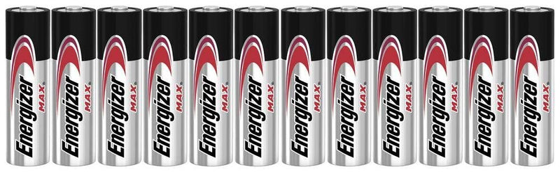 Energizer Max AA Alkaline Batteries (Pack 12) - E300836200