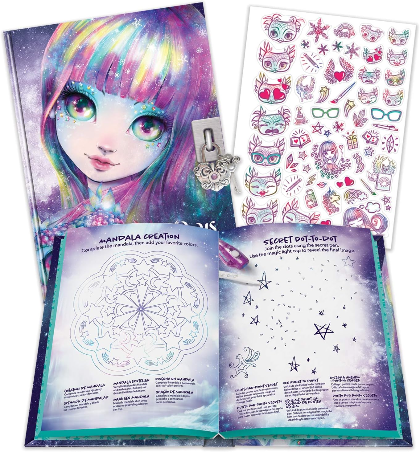 Nebulous Stars NS11104 Isadora's Secret Diary Craft, Colourful, Medium
