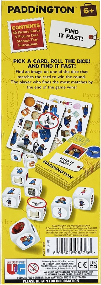 University Games Paddington Find It Fast (U08576), Brown