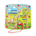 Hape E1713 Wooden Construction & Number Magnetic Maze