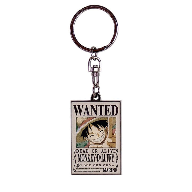 ABYSTYLE One Piece Wanted Luffy Metal Keychain