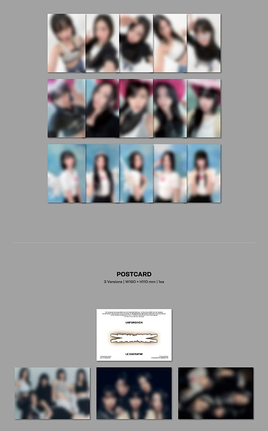LE SSERAFIM UNFORGIVEN 1st Studio Album Photobook Ver (vol.2)