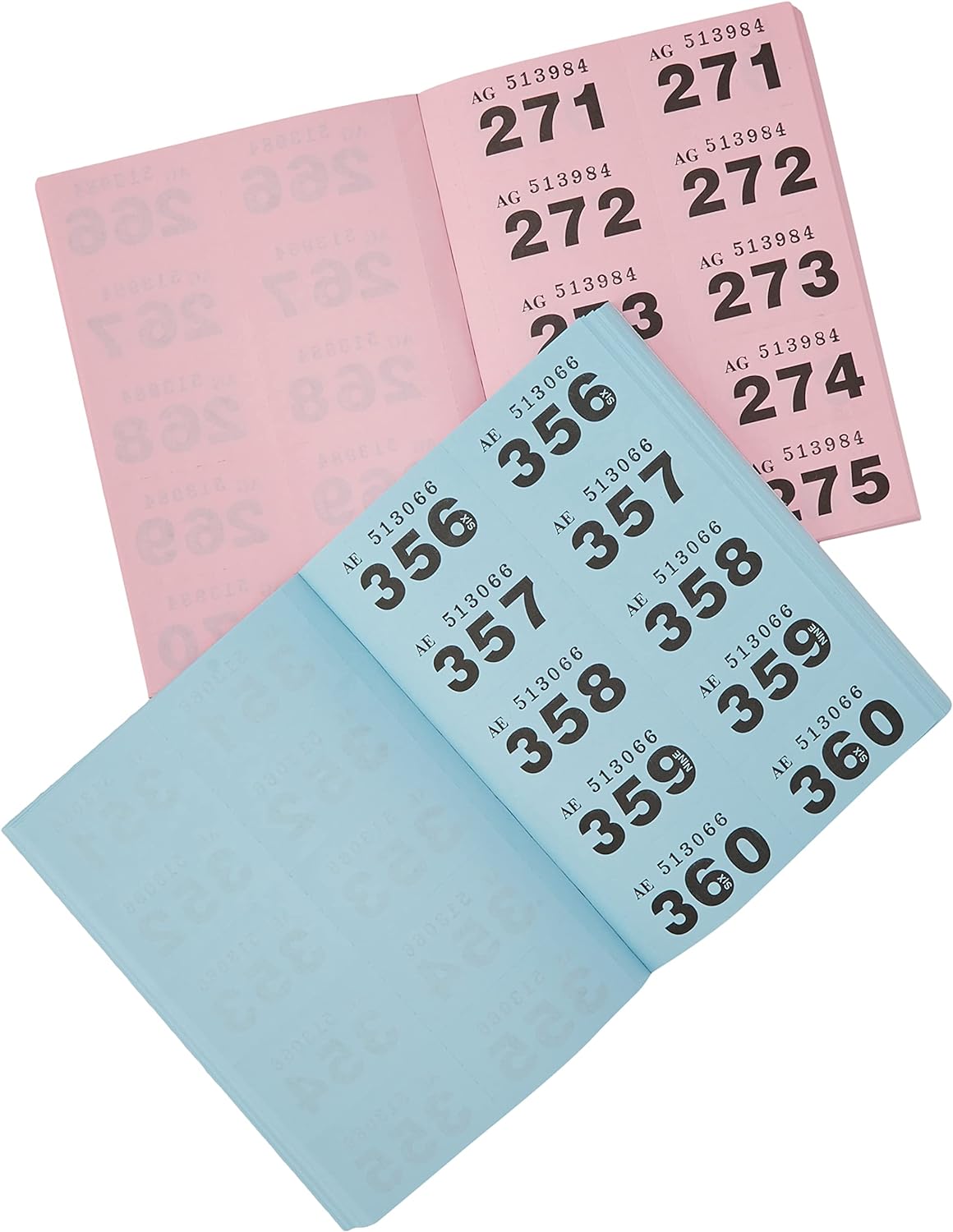 Pukka Pads Value Cloakroom Raffle Ticket Number Pad (Pack of 6