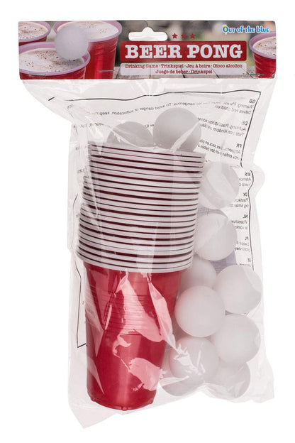ootb Drinking Game, Beer Pong, with 15 Balls & 22 Cups for 550 ml, 79/3936