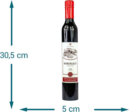 Out of the blue Pocket Umbrella, Wine Bottle, Dark Red, D: 90 cm