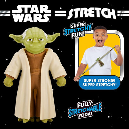 Stretch 07987 Toy. Amazing Stretchy Fun. Fully Stretchable YODA. Ideal Present for Girls, Boys & Star Wars Fans