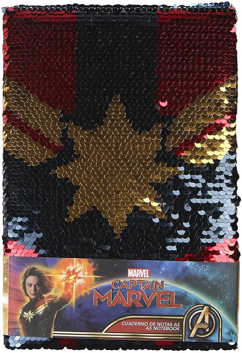 Cerdá Unisex Kids Cuaderno De Notas Premium Captain Marvel Premium Captain Marvel Notebook Not Applicable, Multi, A5: A5