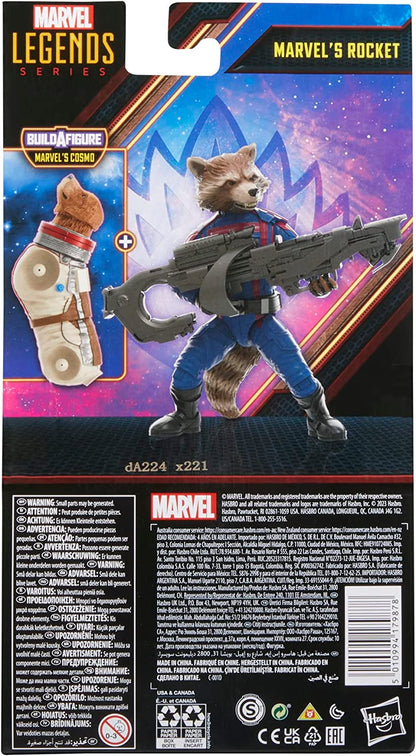 Marvel Legends Series Rocket, Guardians of The Galaxy Vol. 3 6-Inch Collectible Action Figures, Toys for Ages 4 and Up