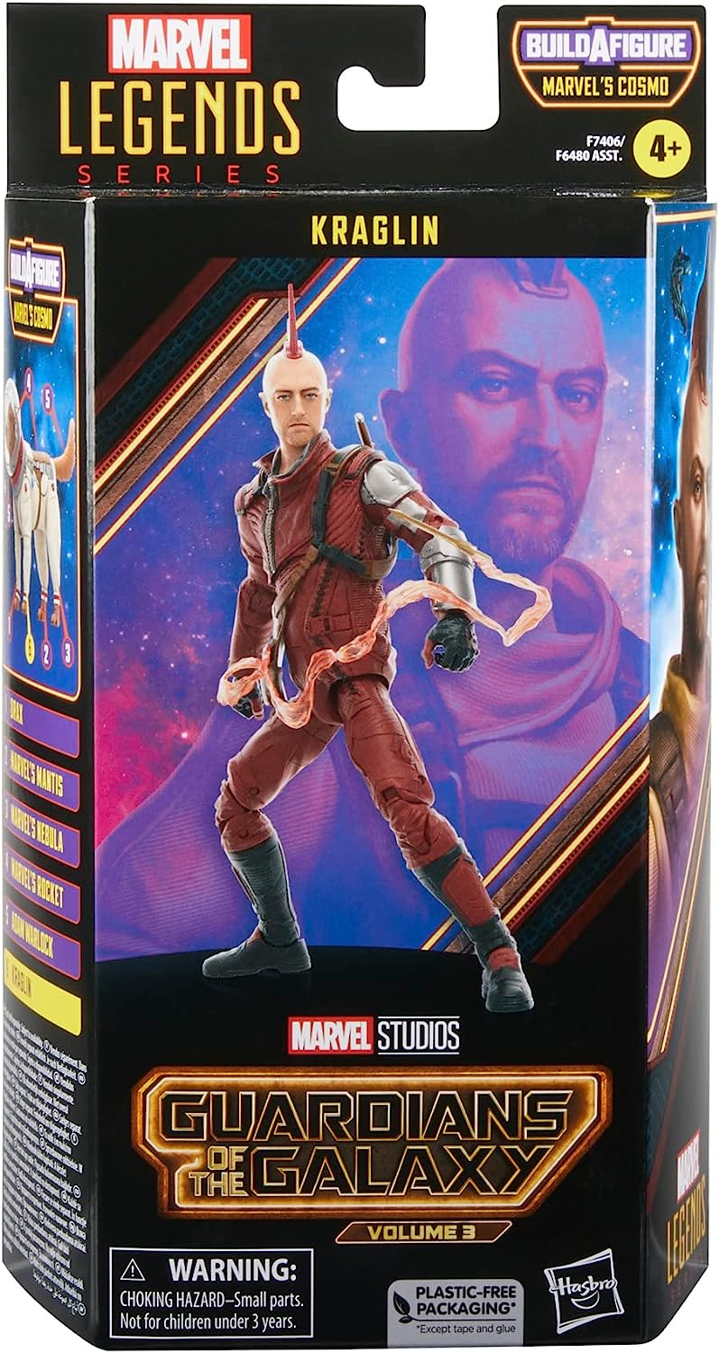 Marvel Legends Series Kraglin, Guardians of the Galaxy Vol. 3 6-Inch Action Figures