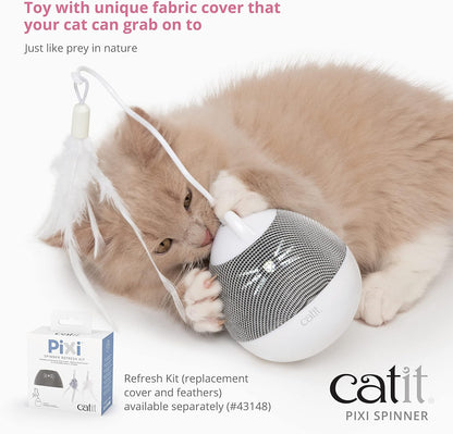 Catit - Pixi Spinner White & Grey - (787.0180)