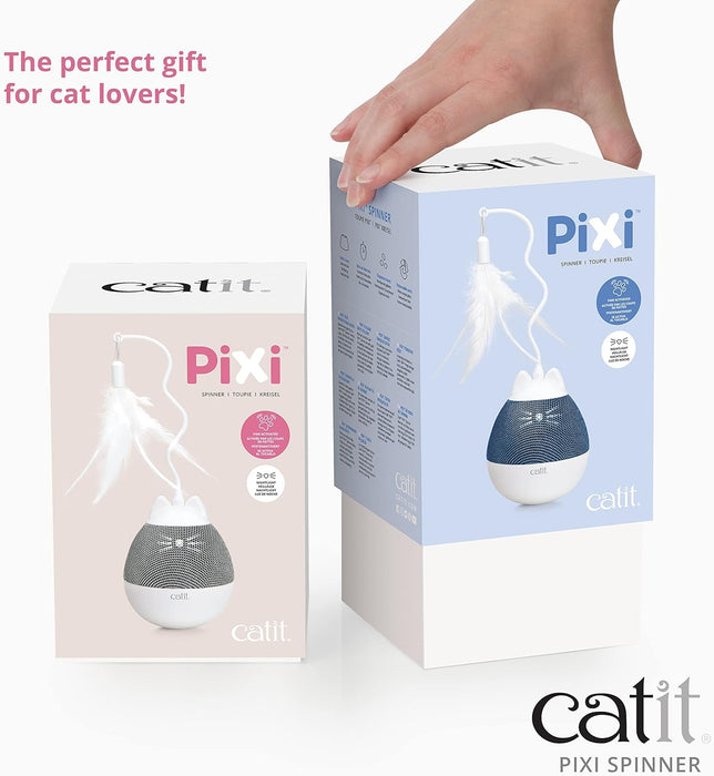 Catit - Pixi Spinner White & Blue - (787.0182)