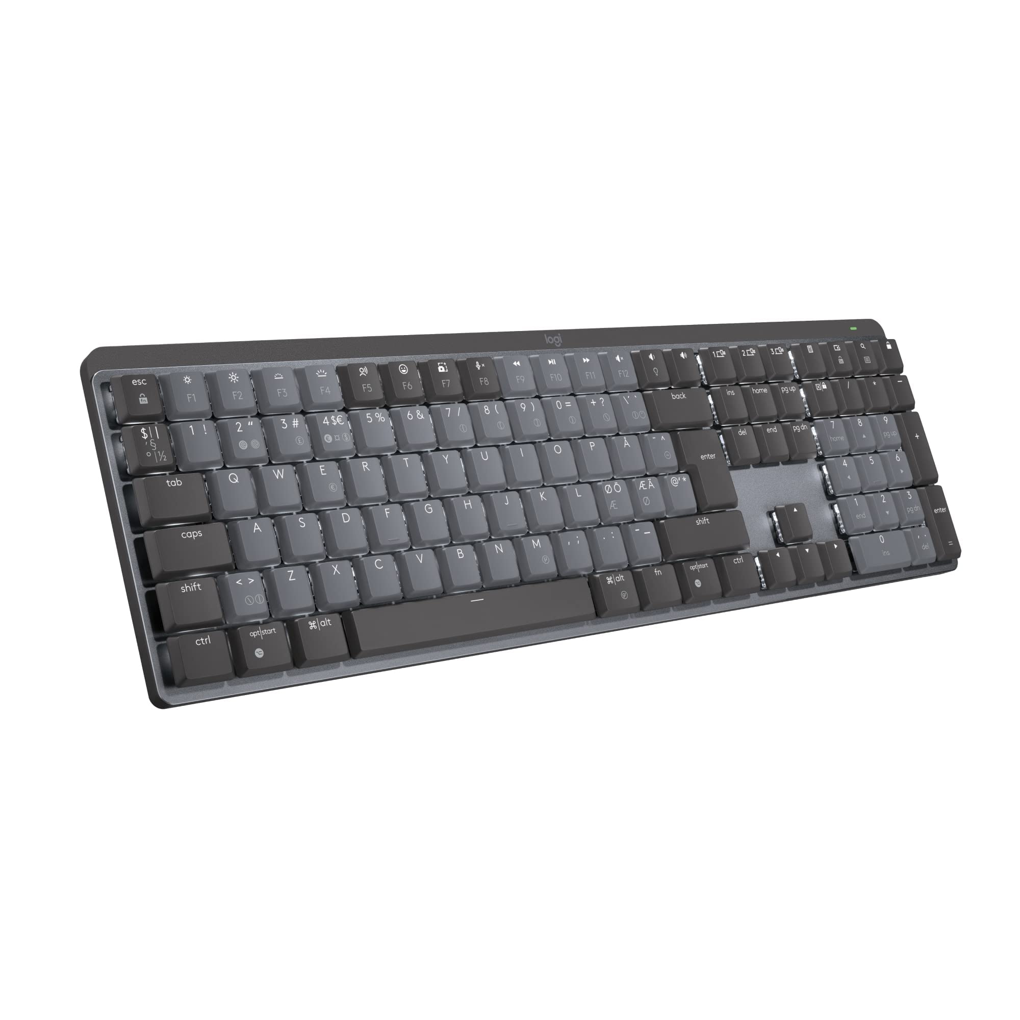 Logitech - Mx Mechanical Wireless Illuminated Keyboard - Nordic - Lineair Switch