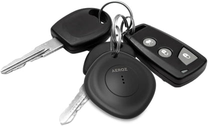 AEROZ TAG-1000 Black Key Finder for Use with iPhone - Works with Apple Find My App