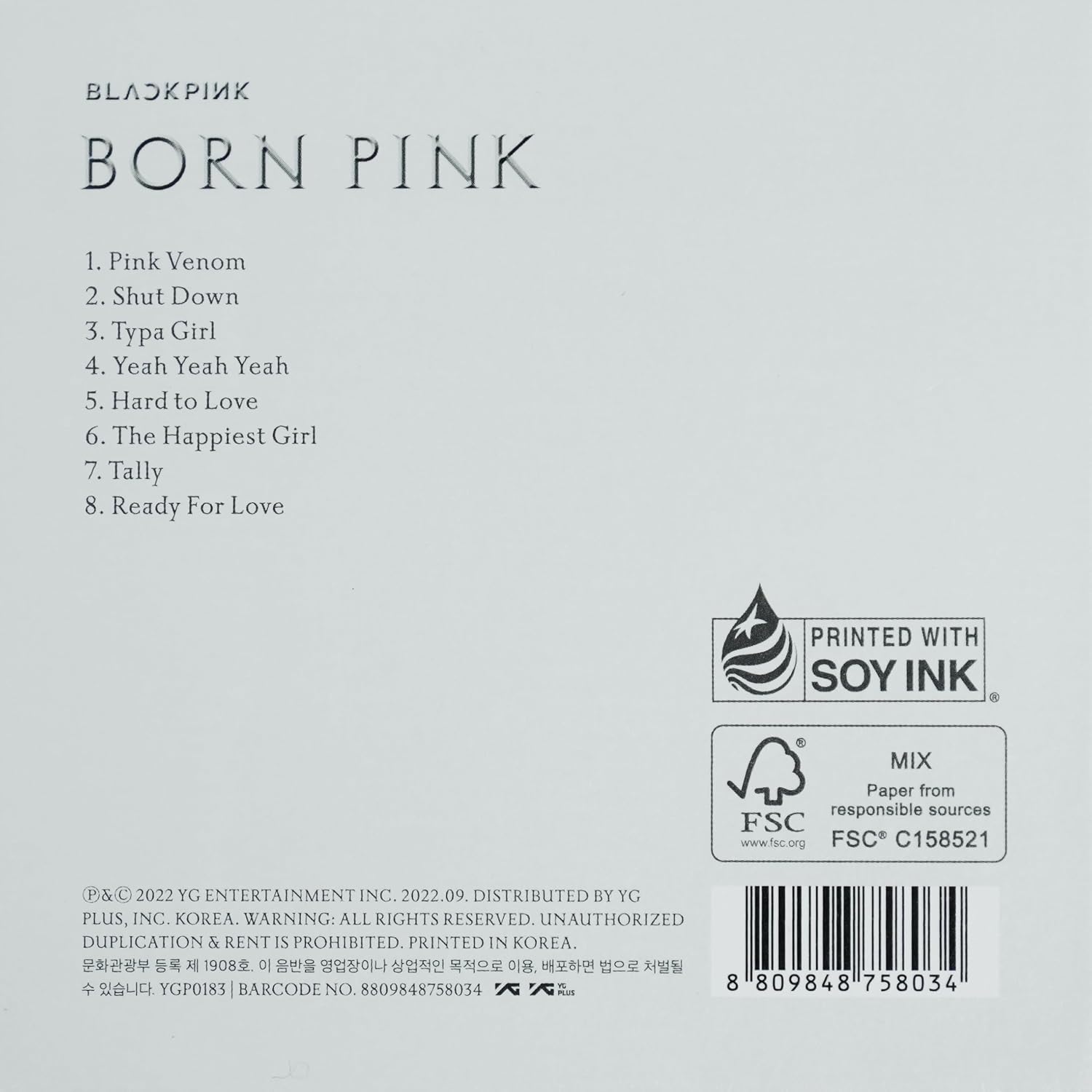 BlackPink - Born Pink (KiT Album)