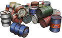 Mini Art-100% Barriles de Combustible, Color Moldeado (49007