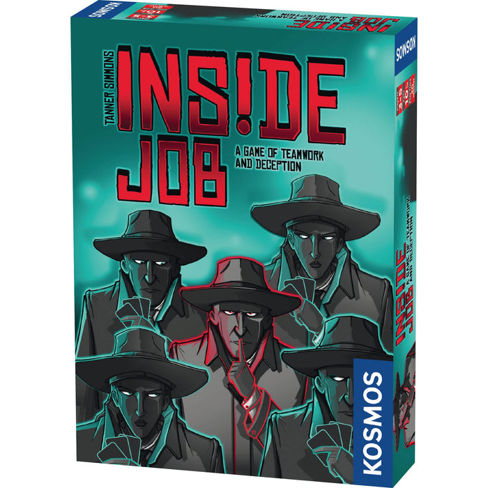 Thames & Kosmos - Inside Job - Social Deduction Game - Card Game - Family Games - 3-5 Players, Ages 10+ - 682484