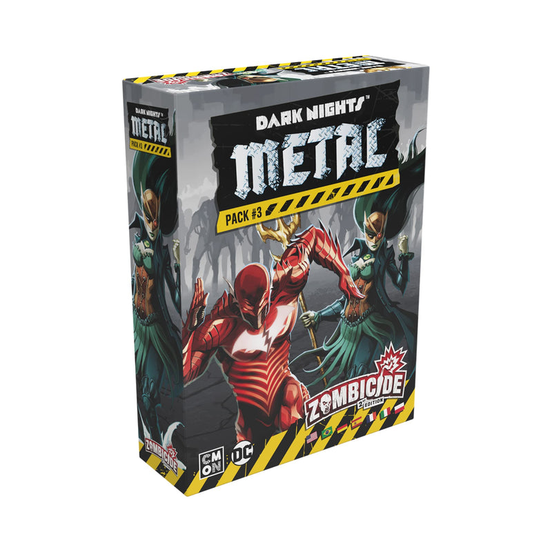 CMON Zombicide Dark Nights Metal Pack #3 | Set of Justice League Miniatures Compatible with Zombicide 2nd Edition Game for Adults | Ages 14+ | 1-6 Players | Average Playtime 60 Minutes | Made
