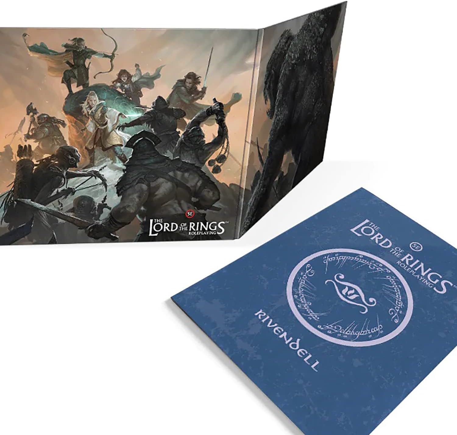 The Lord Of The Rings: RPG 5E - Loremaster's Screen & Rivendell Compendium - RPG Accessory, LOTR Roleplaying Game, Gamemaster Tool, New Information & Map, Adventure Through Middle Earth