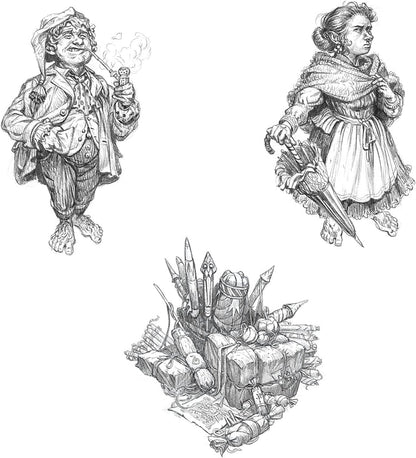 The Lord Of The Rings: RPG 5E - Shire Adventures Supplement - Hardcover RPG Book, New Characters & Stories, LOTR Roleplaying Game, Adventure Through Middle Earth