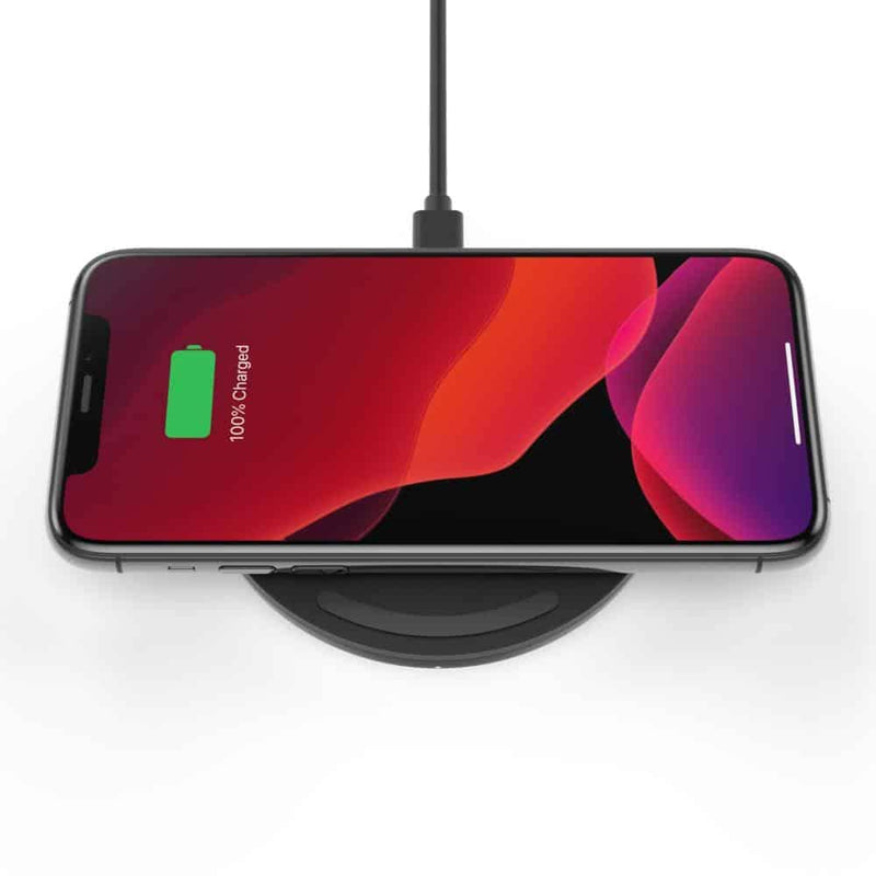 Belkin BoostCharge Wireless Charging Pad 10W (Qi-Certified Fast Wireless Charger for iPhone, Samsung, Google, more