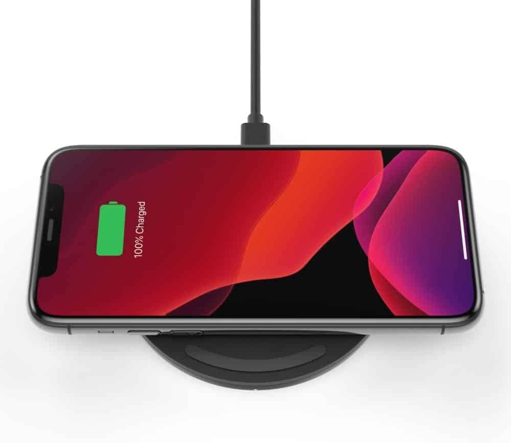 Belkin BoostCharge Wireless Charging Pad 10W (Qi-Certified Fast Wireless Charger for iPhone, Samsung, Google, more