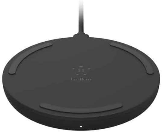 Belkin BoostCharge Wireless Charging Pad 10W (Qi-Certified Fast Wireless Charger for iPhone, Samsung, Google, more